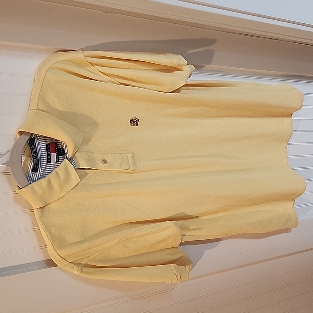 Tommy Hilfiger polo shirt Men's M yellow